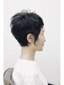 髪のクセをいかしたナチュラルショートカット