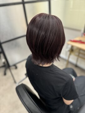 ビオルネ 浦安店(VIE.ORNER) レディース外ハネレッドブラウン