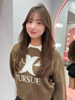 ボタン シブヤ(VOTAN SHIBUYA)&nbsp;韓国ヘア/前髪あり/顔まわりレイヤー/レイヤーカット/大人上品