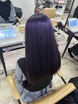 アジールヘア 所沢プロペ通り店(agir hair)&nbsp;バイオレットカラー