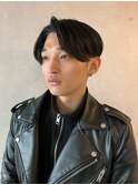 メンズ/メンズブリーチ/メンズカット/センターパート/眉毛