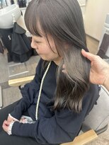 リプ(Lipu)&nbsp;脱白髪染めカラー　インナーカラー　暗髪透明感カラー