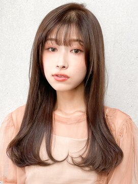 アグノス 青山(Agnos) ナチュラルカール大人ガーリー大人可愛い艶感ダークアッシュ