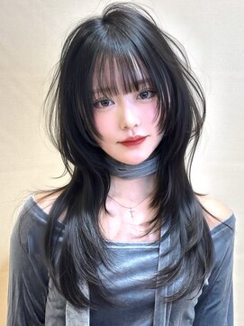 ロンドガーネット 池袋(Lond garnet) 暗めカラー/グランマッシュ/デザインカラー/レイヤーカット/池袋