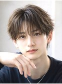 フェザーパーマシャドウパーマニュアンスパーマラウンドマッシュ