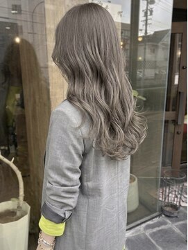 ニコリヘアワークス(nicori hair works) ロング×シアーグレージュ3