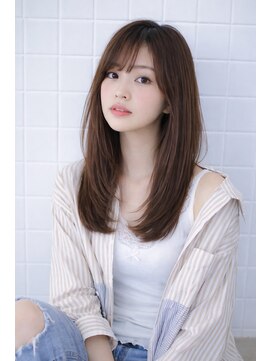 ワゴンバイアフロート(Wagon by afloat) ロングレイヤー20代30代ストレートレイヤー前髪なし前髪あり池袋