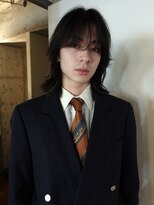 ノラジャーニー(NORA Journey)&nbsp;メンズボブウルフメンズミディアムレイヤーカットメンズウルフ