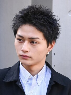 フィフスパーク(fifth PARK) 渋谷スパイキーショートパーマアクティブショート大人短髪◎