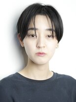 メリケンビューティーパーラー コウベ(MERICAN BEAUTY PARLOR KOBE) 大人ショートハンサムショートセンターパート白髪ぼかし白髪染め