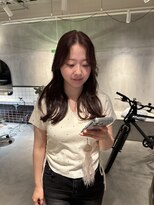ミュー(miμ) 顔周りのカットで伸ばし中でも扱いやすくなります◎