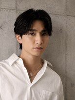エクスプロア デザイン アクト 三鷹(EXPLORE DESIGN ACT.) シースルーセンターパート/メンズ/ニュアンスパーマ/三鷹メンズ