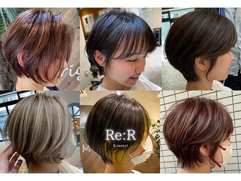 アール 高円寺(Re:R)の写真/【Newopen】360度どこから見ても綺麗なショートヘアに！首が長く見える小顔ショート◎22時迄営業