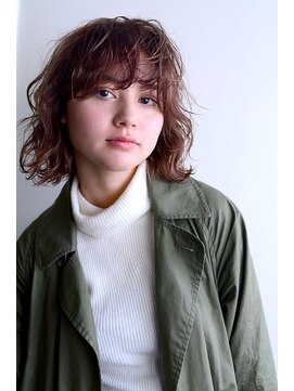 グリーン 渋谷(green) wave perm×brown