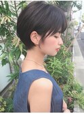 <Tierra-j宮崎直哉>大人綺麗なワンサイドショート ダブルバング
