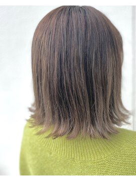 トリート 南行徳本店(TREAT) グラデーションベージュ［外ハネボブ・アッシュブラウン］