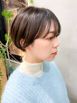 テトヘアー(teto hair) 丸みショート、耳掛けショート、アッシュブラウン、グレージュ