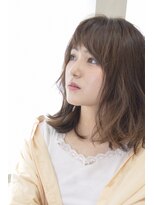 ヘアー カフェ コトノハ(hair cafe kotonoha)&nbsp;【コトノハ】マスクには前髪◎大人可愛いラフパーマ　外ハネボブ