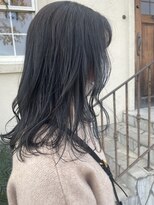 ジリー(gilly)&nbsp;【gilly】THROW×ブルーブラック