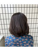 クセ毛風のボブ