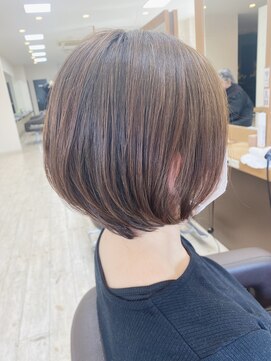 チェレ アズーリ 狭山店(Chere azuri) 40代50代ミセス丸みショート×髪質改善ボブ×白髪染め