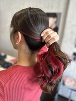 アールプライベートヘアサロン(R Private Hair Salon)&nbsp;インナーピンクカラー