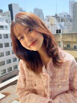 ロンド ストラーダ 心斎橋(Lond strada)&nbsp;韓国前髪顔周りロング×デザインカラー[心斎橋/髪質改善]