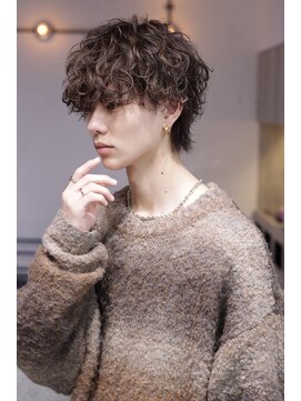 リップスヘアー 梅田アネックス(LIPPS hair) 波巻きマッシュウルフ