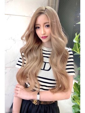 リア 大阪梅田(Ria) ~ミルクティーべージュ シールエクステ~【Ria 大阪 梅田】