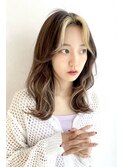 フェイスフレーミング/アレンジ/ハイトーンカラー韓国