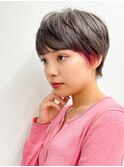【長谷川】インナーピンクマッシュ