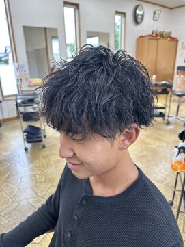 エクリュ(eKuryu) 波打ちウェーブツイストスパイラルミックスパーマ