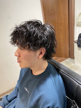 ヘアーシェルターフォーメン(Hair Shelter for men) 波巻きウルフ