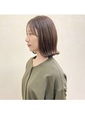 ボブ / 外ハネボブ / カーキブラウン【IN SIDE OUT+】