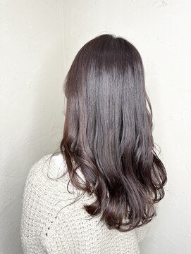 ヘア カンパニー トワ 千葉店(TOWA) 暗髪×バイオレットレッドカラー!!