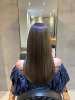 ジーナ 本八幡(Zina)&nbsp;髪質改善＊ロングレイヤーグレーベージュ＊美髪【Zina本八幡】