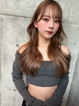 ロンド レア 天神大名店(Lond Le’a) ピンクカラー/暖色カラー/レイヤーカット/韓国ヘア/顔周りカット