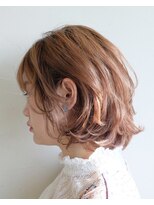 ルプラ ガーデン(le-pla garden)&nbsp;ベージュ#外ハネボブ#ダブルカラー＃レイヤーカット＃ブリーチ