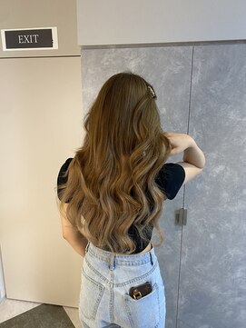 ガルボヘアー 名古屋栄店(garbo hair) #名古屋#栄#プルエクステ#グラデーション#透明感#ギャル