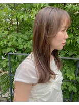 ツイギー 宮西店(TWiGGY) 顔周りレイヤーロングヘア