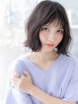モッズヘア 越谷(mod's hair) アースカラー大人可愛い切りっぱなし小顔ボブc5越谷20代30代40代