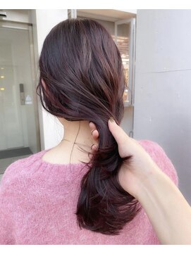 ロマリア(Lomalia) 【 Lomalia表参道 】レッドブラウン/シアーカラー/セミディ