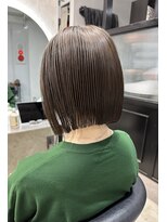 エトラ 渋谷店(etora)&nbsp;切りっぱなしボブ 透明感カラー