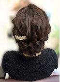 アップスタイルヘアアレンジ