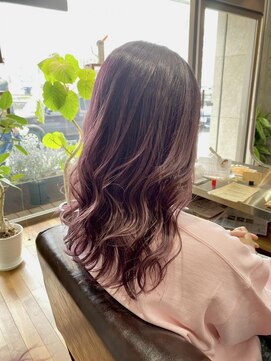 ディスコヘアー ベッロ(DISCO HAIR bello) ブリーチ毛を活かしてバレイヤージュ