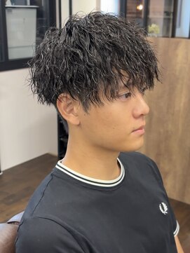 バタクラン(BATACLAN) 縦落ちツイスパ/マッシュ/メンズ/バーバー/シェービング/眉毛