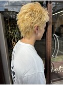 メンズ/スパイキーショート/ハイトーン/メンズヘア/