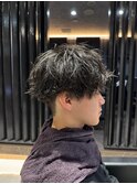 Men'sカット/学割U24カットカラー/眉毛/ニュアンスパーマ/新越谷