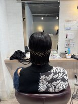 コワファースト長崎シャンプーボーイ 2nd(COIFF1RST 長崎 SHAMPOO BOY) お呼ばれアレンジ ヘアセット ボブアレンジ