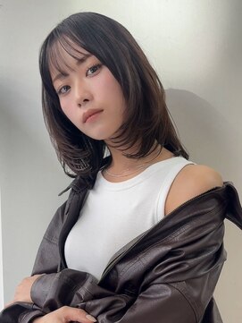 ミレバイジェニー (mirae by geny) ワンカールで可愛いミディアムレイヤーカットs